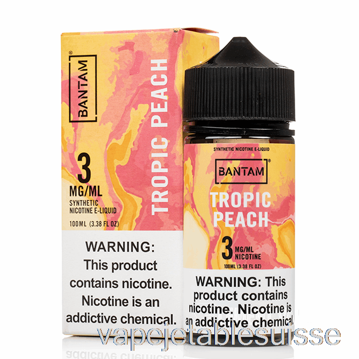 Vape Suisse Pêche Tropicale - Bantam Vape - 100ml 0mg